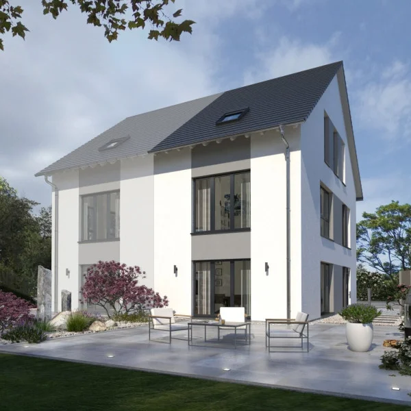 Das große Doppelhaus für schmale Grundstücke*********