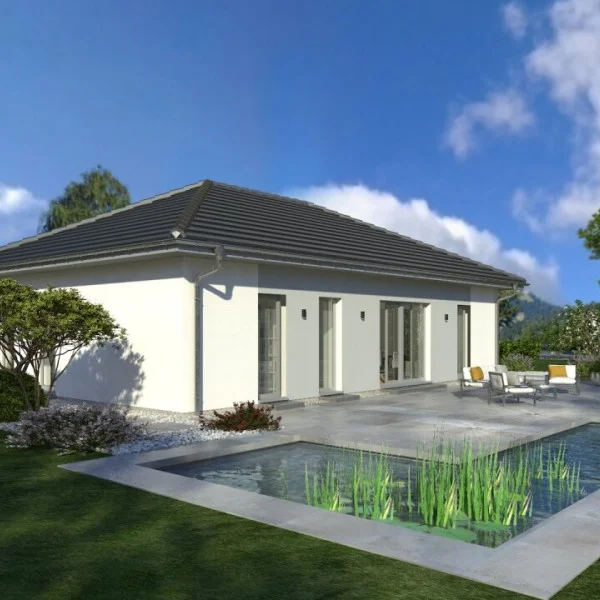 Walmdach trifft Bungalow - Stilvoll & Barrierefrei Wohnen auf einer Ebene!*