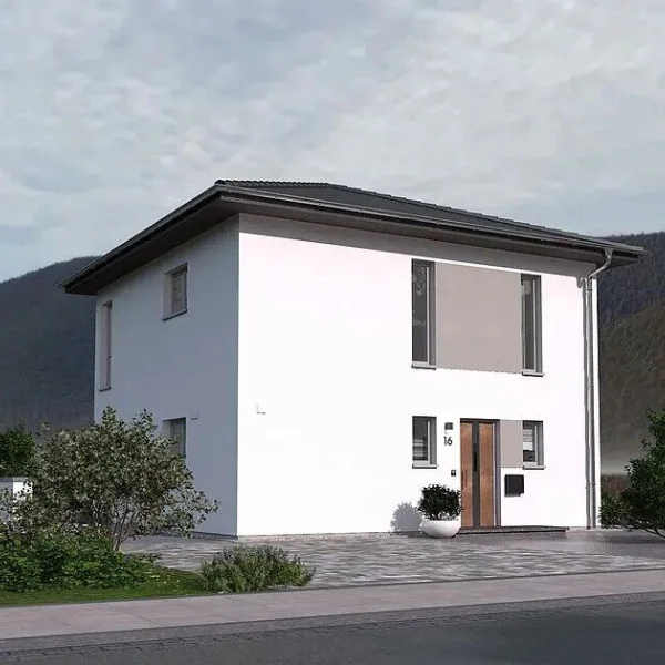 Wohnliche Stadtvilla mit klaren Formen - ein echter Wohlfühlort